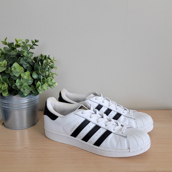adidas Other - Adidas Superstar Triple Stripe Lace Up Originals Leather Sneakers Shoes 6.5